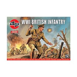 1:76 scale WWI British Infantry figures x48