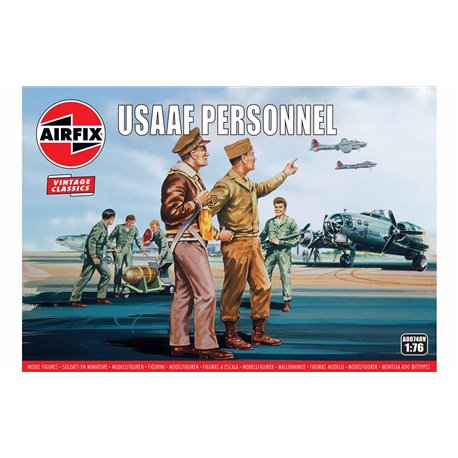 1:76 scale USAAF Personnel (WWII) 'Vintage Classics series' figures x46