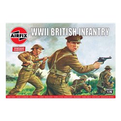 1:76 scale WWII British Infantry N. Europe figures x48