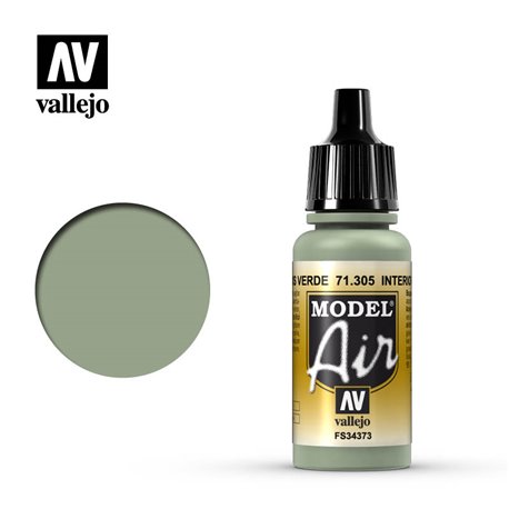 AV Vallejo Model Air 17ml - Interior Grey Green