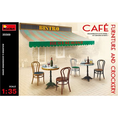 Miniart 1:35 - Cafe Furniture and Crockery