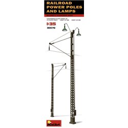 Miniart 1:35 - Railroad Power Poles and Lamps