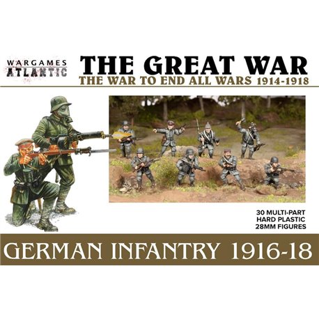 German Infantry (1916-1918) - x30 figures 28mm scale