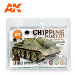 AK Interactive Set Chipping Essentials Weathering