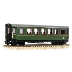 Steel Bodied Third Bogie Coach Lined Green