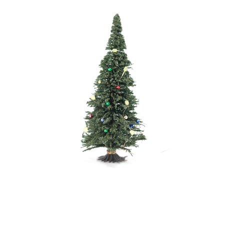Christmas tree with working lights