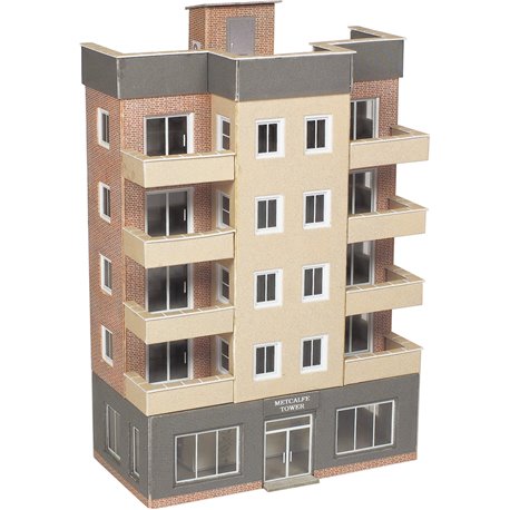 N Scale Low Relief Tower Block
