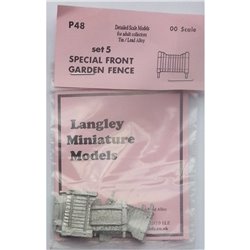 5 special front garden fence Unpainted Kit OO Scale 1:76