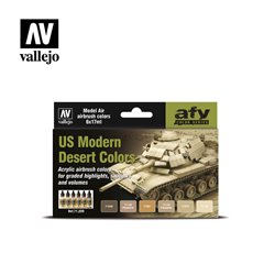 AV Vallejo Model Air Set - US Modern Desert Colors