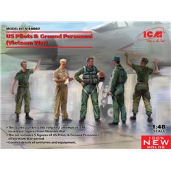 US Pilots & Ground Personnel (Vietnam War) - 1/48