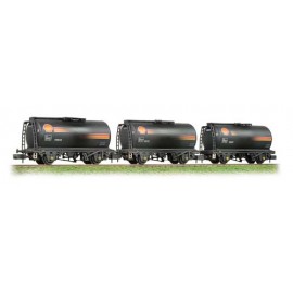 Triple Pack 45 Ton glw TTA Tank Wagon - weathered