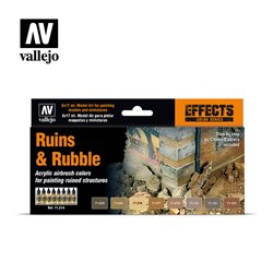 AV Vallejo Model Air Set - Ruins and Rubble (8)