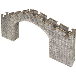 N Scale Castle Wall Bridge