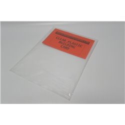 Clear plastic building sheet - 40/000in (1 mm) thick