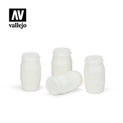 Set of four plastic drums - 1:35 scale