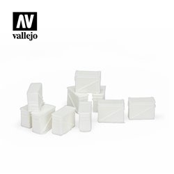 Vallejo Scenics - 1:35 Large Ammo Boxes 12.7mm