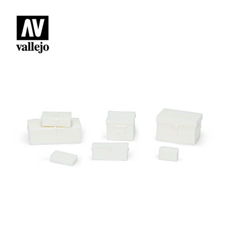 Vallejo Scenics - 1:35 Universal Metal Cases