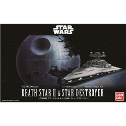 Death Star II (1/2700000) & Imperial Destroyer (1/14500)