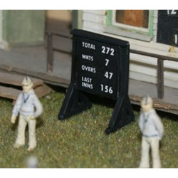 Painted Cricket Game Portable Scoring Board (OO scale 1/76th)