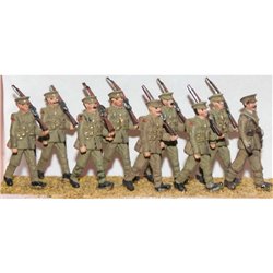 Painted 4 x Soldiers (OOScale 1/76th)