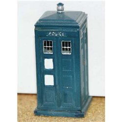 Painted Police Box (Dr ?) OO scale 1 /76th