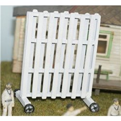 Painted Cricket Game Sight Screen (OO scale 1 /76th)