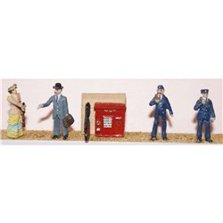 Post Office fitting & figures (OO Scale 1/76th) - Unpainted