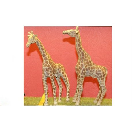 2 Giraffes - Unpainted