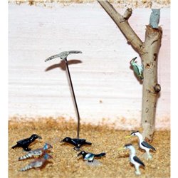 10 Wild birds - Unpainted