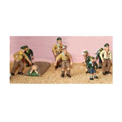1930s' Cubs and Scouts camping expedition set (Painted)