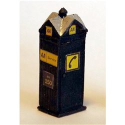 Painted RAC Telephone Box (OO scale 1 /76th)