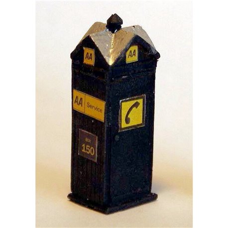 Painted RAC Telephone Box (OO scale 1 /76th)