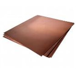 0.025 in. copper sheet metal (0.63 mm)