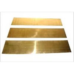 Assortment brass sheet metal