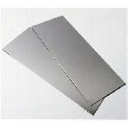0.016 in. aluminium sheet metal (0.40 mm)
