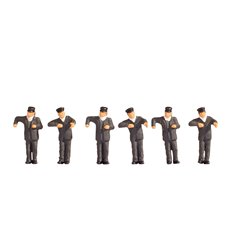Steam locomotive drivers - Set of 6 - Painted
