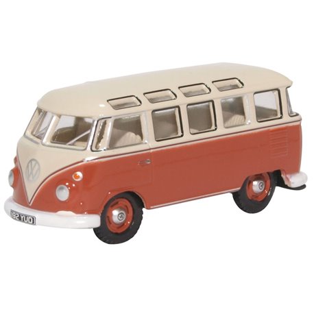 VW T1 Samba Bus Sealing Wax Red Beige Grey