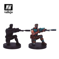 AV Vallejo Cyberpunk - Solo Warlock (x8) & Figure