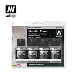 AV Vallejo Metal Color Set - Metallic Panel 