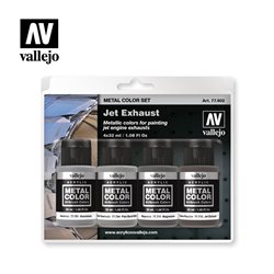 AV Vallejo Metal Color Set - Jet Exhaust