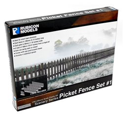 Picket Fence Set - 1:56 scale (28mm) Wargame Plastic Kit