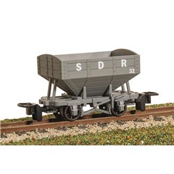 OO9 Snailbeach District Railway 4-wheel Hopper Wagon in SDR Grey livery