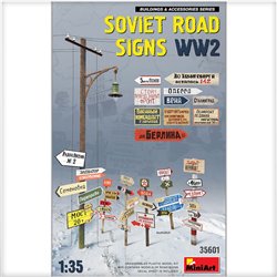 Miniart 1:35 - Soviet Road Signs WWII