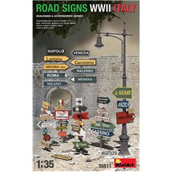 Miniart 1:35 - Road Signs WWII Italy