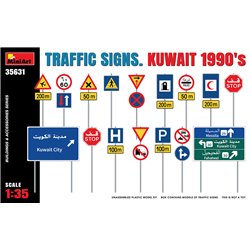 Miniart 1:35 - Traffic signs Kuwait 1990's