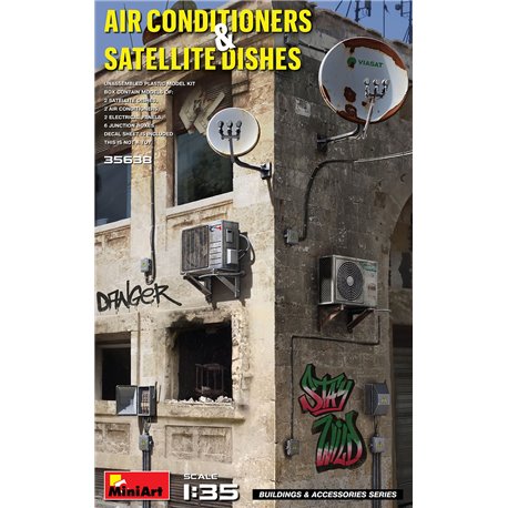 Miniart 1:35 - Air Conditioners & Satellite Dishes