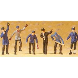 Railway Yard Workers (6) Standard Figure Set