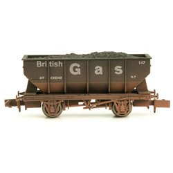 21 Ton Hopper wagon "British Gas" - weathered