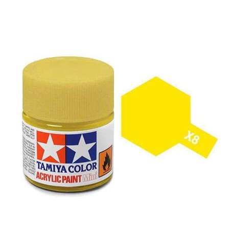 ACRYLIC MINI X-8 LEMON YELLOW