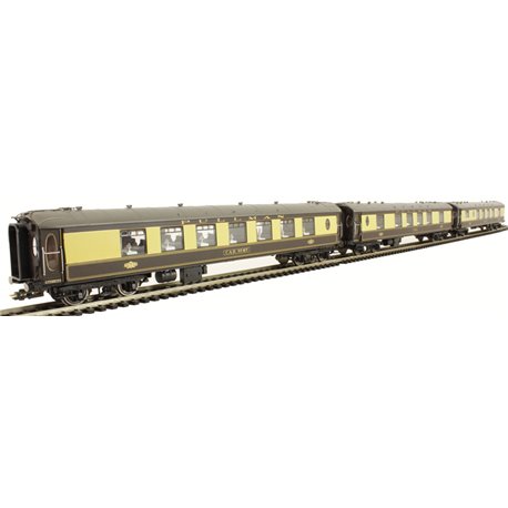1960s Brighton Belle 3 car pack in Pullman umber and cream livery